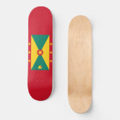 Flagge Grenadas Skateboard (Vorderseite)