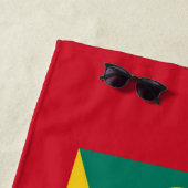 Flagge Grenadas Strandtuch (Beispiel)