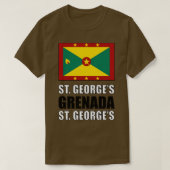 Flagge Grenadas T-Shirt (Design vorne)