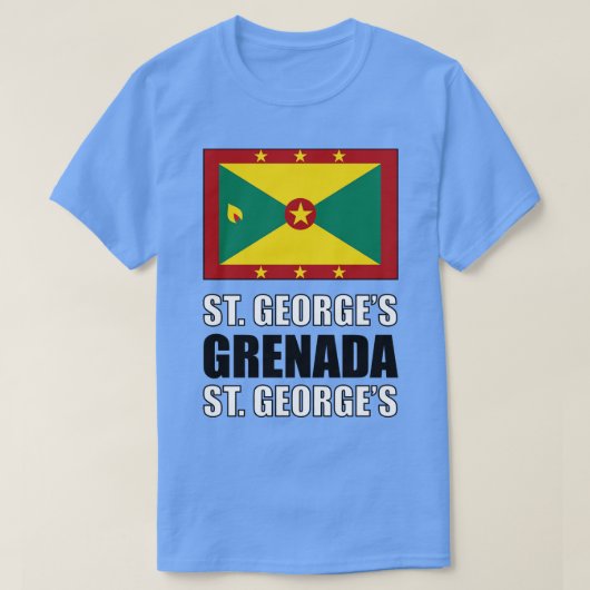 Flagge Grenadas T-Shirt (Design vorne)