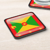 Flagge Grenadas Untersetzer (Linke Seite)