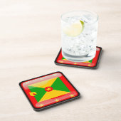 Flagge Grenadas Untersetzer (Rechte Seite)