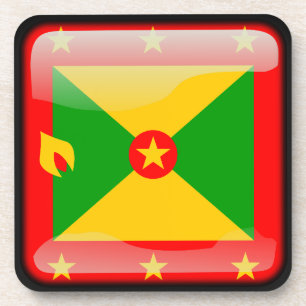 Flagge Grenadas Untersetzer