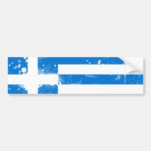 Flagge Griechenlands Autoaufkleber