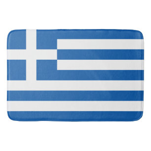 Flagge Griechenlands Badematte