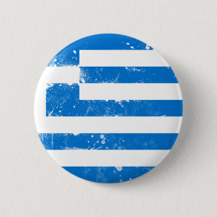 Flagge Griechenlands Button