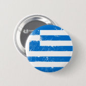 Flagge Griechenlands Button (Vorne & Hinten)