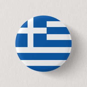 Flagge Griechenlands Button