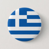 Flagge Griechenlands Button (Vorderseite)
