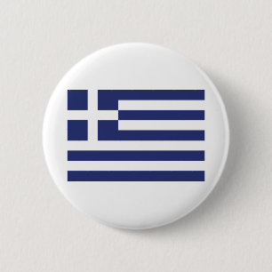 Flagge Griechenlands Button
