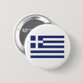 Flagge Griechenlands Button (Vorne & Hinten)