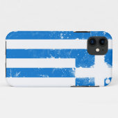 Flagge Griechenlands Case-Mate iPhone Hülle (Rückseite (Horizontal))