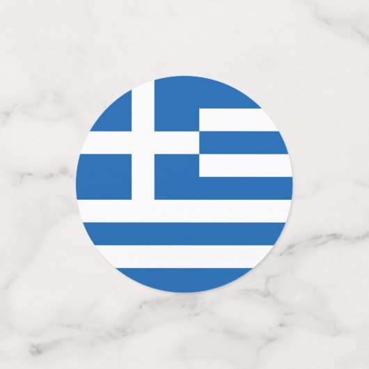 Flagge Griechenlands Confetti Konfetti (Klein Vorderseite)