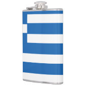 Flagge Griechenlands Flachmann (Links)