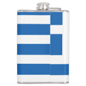 Flagge Griechenlands Flachmann (Rückseite)