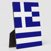 Flagge Griechenlands Fotoplatte (Seite)