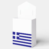 Flagge Griechenlands Geschenkschachtel (Geöffnet)