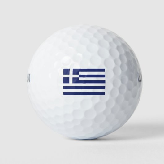 Flagge Griechenlands Golfball (Vorderseite)