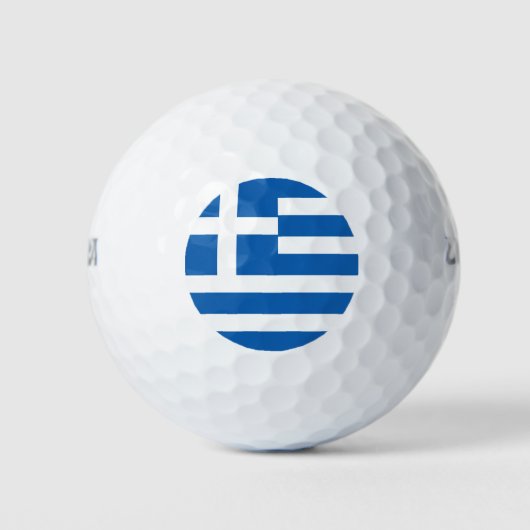 Flagge Griechenlands Golfball (Vorderseite)