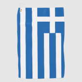 Flagge Griechenlands Golfhandtuch (Vorderseite)