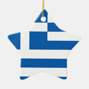 Flagge Griechenlands, griechisch Keramikornament