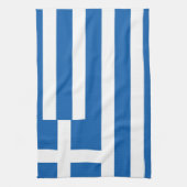 Flagge Griechenlands Griechische Flagge Geschirrtuch (Vertikal)