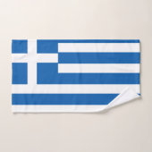 Flagge Griechenlands Handtuch (Handtuch)