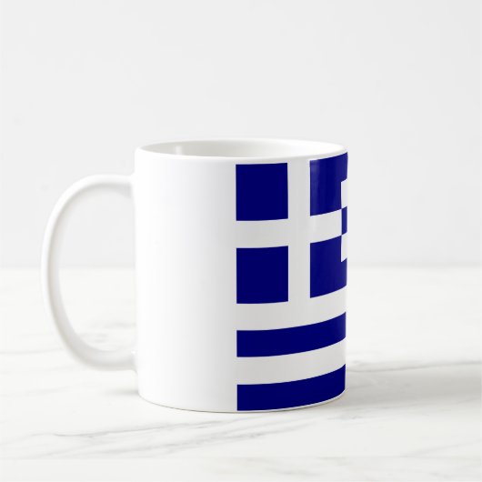 Flagge Griechenlands Kaffeetasse (Links)