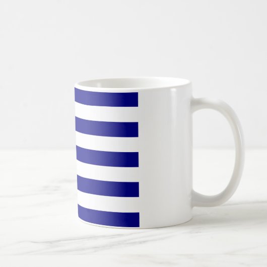 Flagge Griechenlands Kaffeetasse (Rechts)