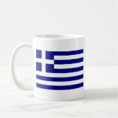Flagge Griechenlands Kaffeetasse (Links)