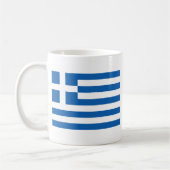 Flagge Griechenlands Kaffeetasse (Links)
