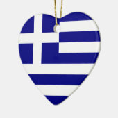 Flagge Griechenlands Keramik Ornament (Links)