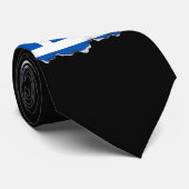 Flagge Griechenlands Krawatte (Gerollt)
