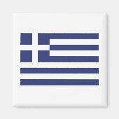 Flagge Griechenlands Magnet (Vorne)