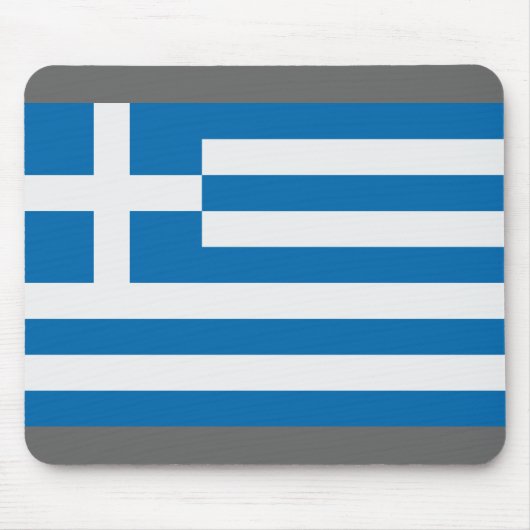 Flagge Griechenlands Mousepad (Vorne)