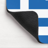 Flagge Griechenlands Mousepad (Ecke)