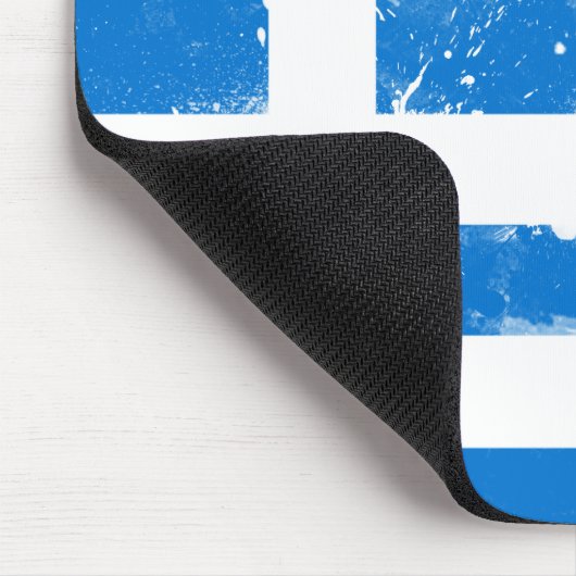 Flagge Griechenlands Mousepad (Ecke)