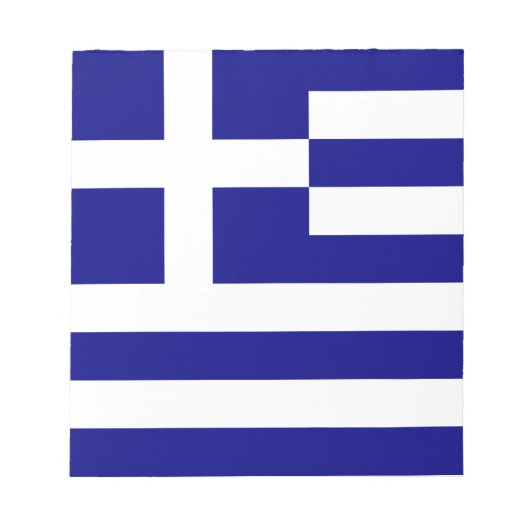 Flagge Griechenlands Notizblock (Vorderseite)