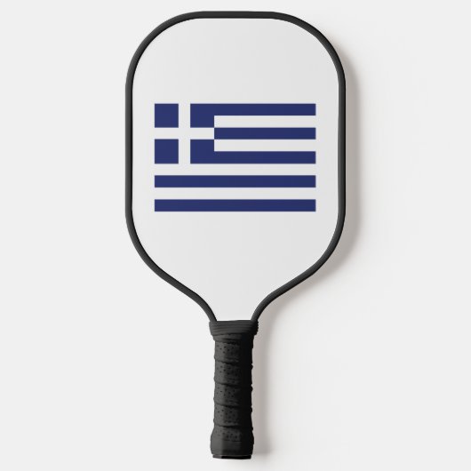 Flagge Griechenlands Pickleball Schläger (Rückseite)