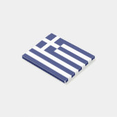 Flagge Griechenlands Post-it Klebezettel (angewinkelt)