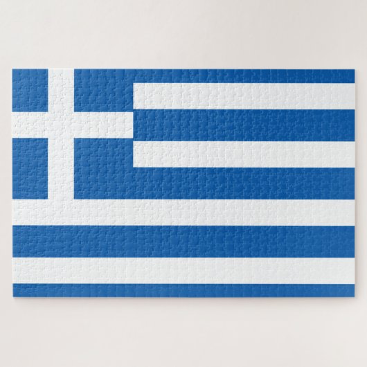 Flagge Griechenlands Puzzle (Horizontal)