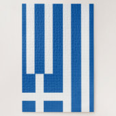 Flagge Griechenlands Puzzle (Vertikal)