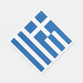 Flagge Griechenlands Serviette (Ecke)