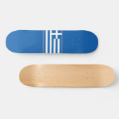 Flagge Griechenlands Skateboard (Horizontal)