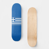 Flagge Griechenlands Skateboard (Vorderseite)