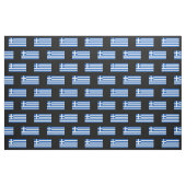 Flagge Griechenlands Stoff (Fat Quarter (45,7 x 55,9 cm))
