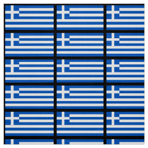 Flagge Griechenlands Stoff
