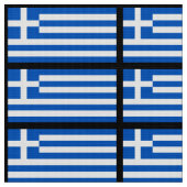 Flagge Griechenlands Stoff (Nahaufnahme)