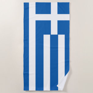 Flagge Griechenlands Strandtuch