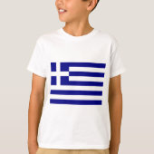 Flagge Griechenlands T-Shirt (Vorderseite)